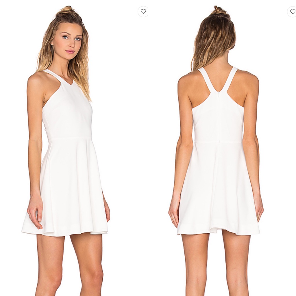 *Nwt* Bishop + Young Skater Dress In White; Xs